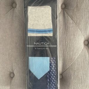 Nautica Tie Pocket Square socks NWT